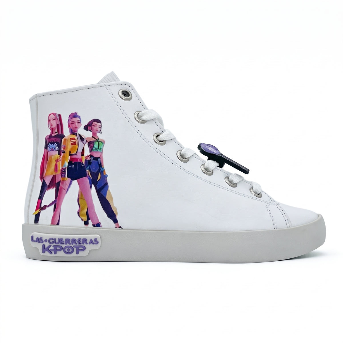 Tenis de Guerreras K-Pop en color blanco para niña, vista superior