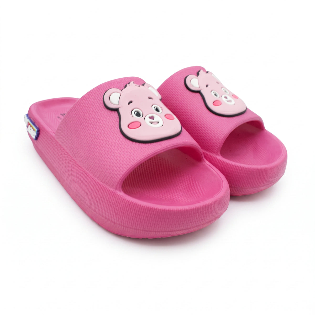 Sandalias de Ositos Cariñositos en color rosa para niña, vista lateral