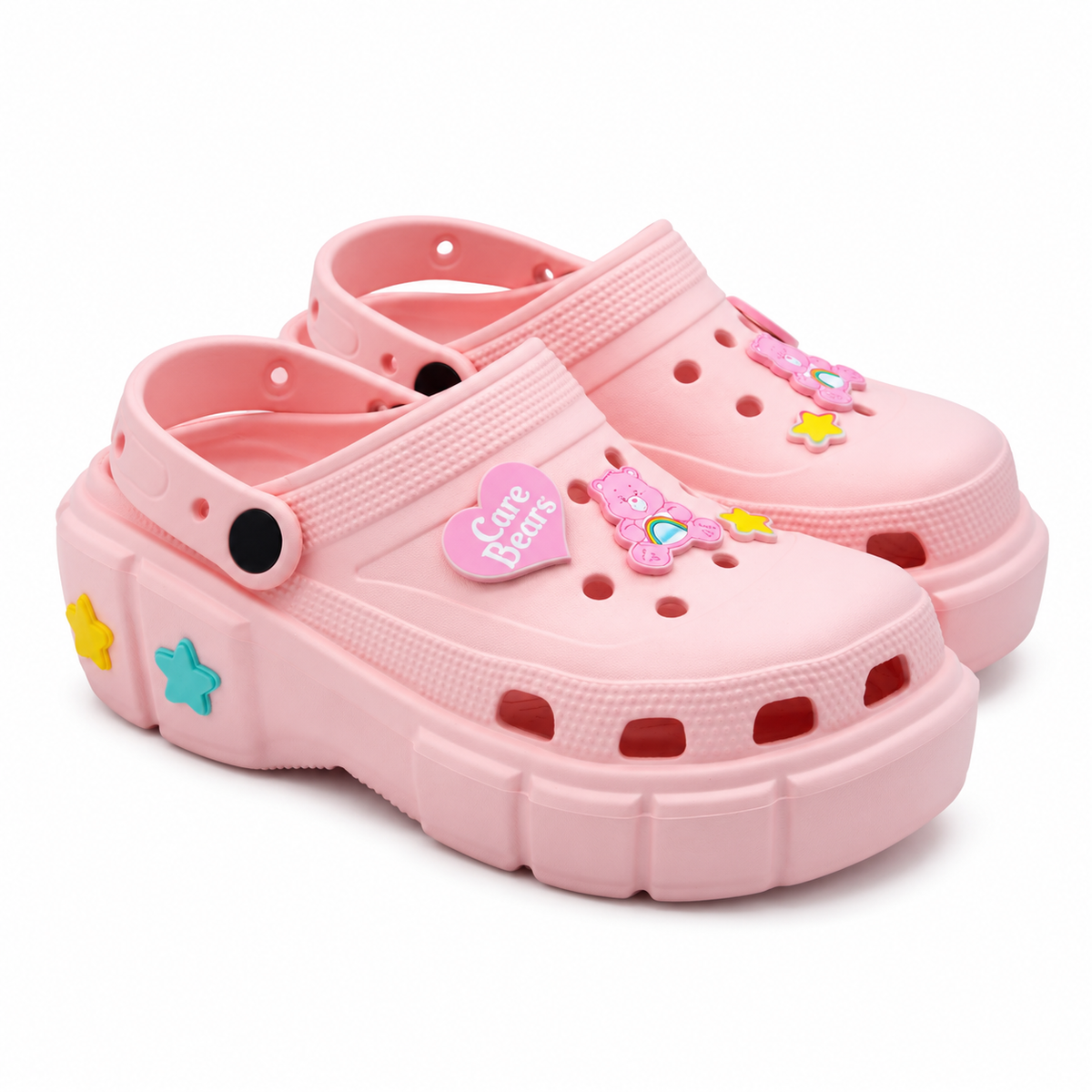 Sandalias Casuales Ositos Cariñositos para Mujer Rosa